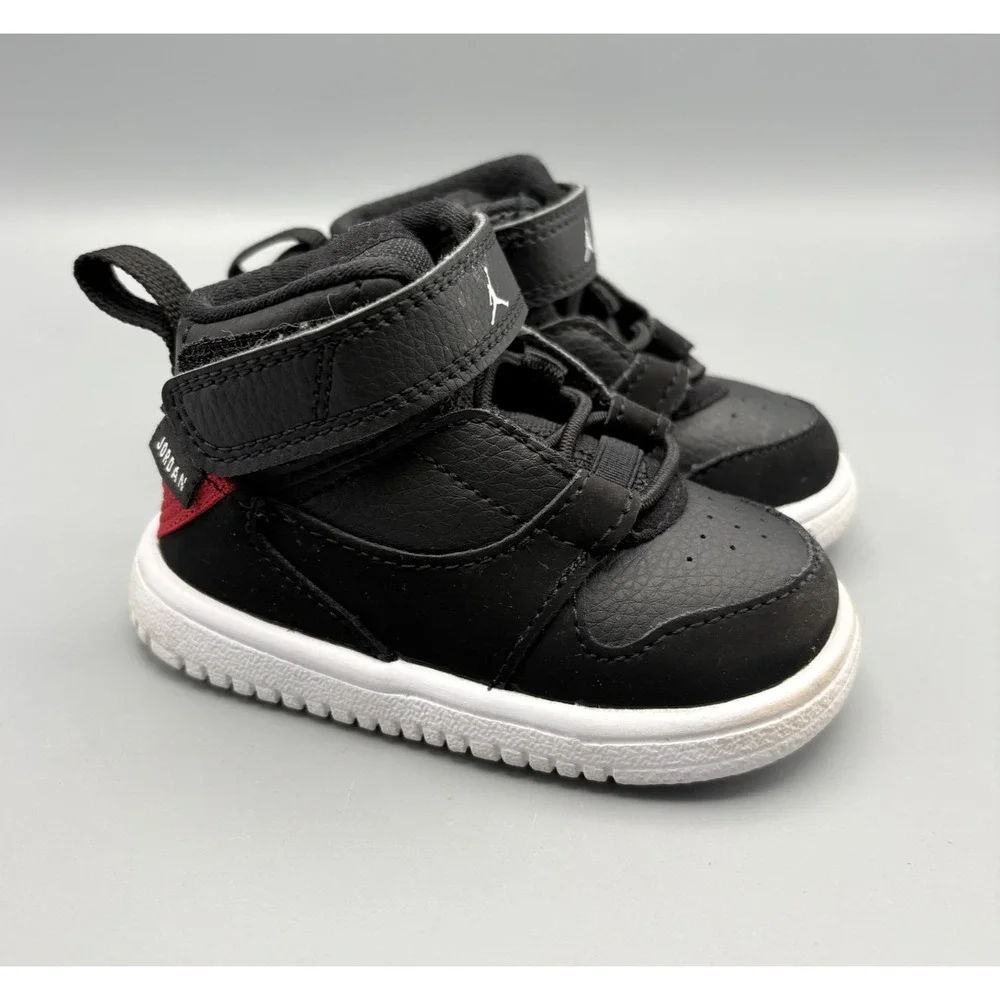 Nike Jordan Fadeaway Toddler Shoes Size 4 Black Basketball AO1332-016